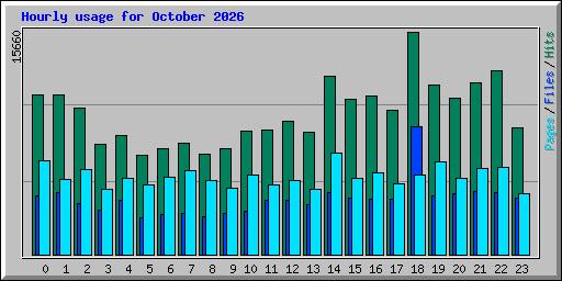 Hourly usage for October 2026